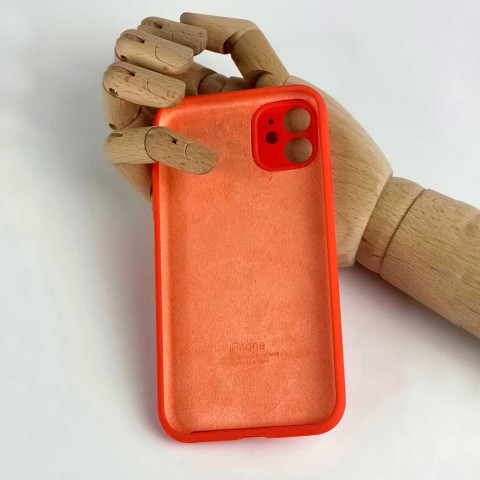 Чохол Silicone Case Full Camera для iPhone 11 Aspen gold